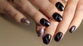 Youth manicure design Royalty Free Stock Photo