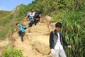 Youth outdoor activities--The conquest of barren hills in GUANGDONG CHINA ASIA