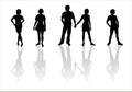 Youth silhouettes-2