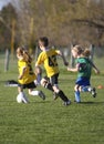 Youth Soccer Game Royalty Free Stock Photo