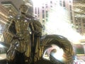 Youth Statue in front of Rockefeller Center. Royalty Free Stock Photo