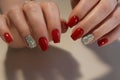 Youth Summer Manicure Design Royalty Free Stock Photo