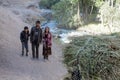 Young people in a remote village in Tajikistan