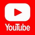 Youtube Icon with Solid Red Background