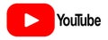 Youtube Icon with Solid White Background