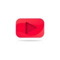 Youtube Play Button Royalty Free Stock Photo