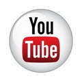 Youtube icon logo Royalty Free Stock Photo