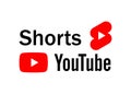 Youtube, Youtube Shorts. Subscribe button icon with arrow cursor. Official logotypes of Youtube Apps. Kyiv, Ukraine - July 18,