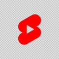 Youtube, Youtube Shorts. Subscribe button icon with arrow cursor. Official logotypes of Youtube Apps. Kyiv, Ukraine - July 18,