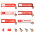 Youtube subscribe interface