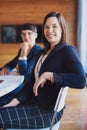 Youve gotta make success happen. Cropped portrait of a businesswoman sitting in the boardroom with a colleague in the