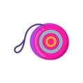 Yoyo icon clipart vector illustration Royalty Free Stock Photo