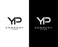 YP, PY letter logo design template vector . vector logo for company logo identity Royalty Free Stock Photo