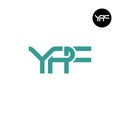 YPF Logo Letter Monogram Design Royalty Free Stock Photo