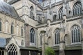 Ypres cathedral closeup gothic back side