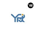 YRJ Logo Letter Monogram Design Royalty Free Stock Photo