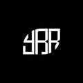 YRR letter logo design on black background. YRR creative initials letter logo concept. YRR letter design.YRR letter logo design on Royalty Free Stock Photo