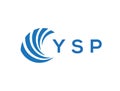 YSP letter logo design on white background. YSP creative circle letter logo n Royalty Free Stock Photo