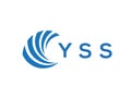 YSS letter logo design on white background. YSS creative circle letter logo Royalty Free Stock Photo