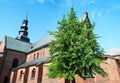 Ystad church panorama Royalty Free Stock Photo