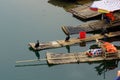 Yu Long river landscape in Yangshuo, Guilin, Guanxi province, China Royalty Free Stock Photo