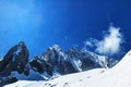 Yu long Snow-capped mountain Royalty Free Stock Photo