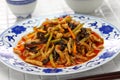 Yu xiang rou si, sichuan shredded pork Royalty Free Stock Photo