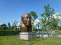 Shenzhen, China: Yuan Geng statue stands in Shenzhen talent park.