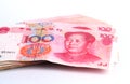 Yuan notes. China Currency Royalty Free Stock Photo