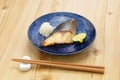 Yuan style grilled black cod Royalty Free Stock Photo