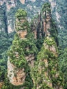 Yuanjiajie Scenic Area, Wulingyuan, Zhangjiajie National Forest Park, Hunan Province, China, Asia Royalty Free Stock Photo