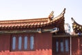 Yuantong Temple`s details - Windows and roof