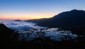 Yuanyang rice terrace at sunrise, Yunnan province, China