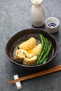 Tofu skin dish, Japanese vegetarian food