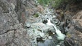 Yuba river over Loves Falls Eureka Plumas forest California