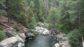 Yuba river over Loves Falls Eureka Plumas forest California