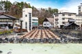 Yubatake Hotspring at Kusatsu Onsen in Gunma, Japan