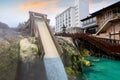 Yubatake Hotspring at Kusatsu Onsen in Gunma, Japan