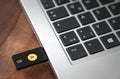 YubiKey hardware authentication device for telecommuting