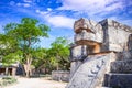 Yucatan, Mexico. Chichen Itza - Platform of the Eagles and Jaguars