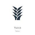 Yucca icon vector. Trendy flat yucca icon from nature collection isolated on white background. Vector illustration can be used for