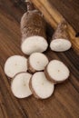 Yucca root,vegetable Royalty Free Stock Photo