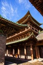 Yuci old town scene-Building of City God Temple Royalty Free Stock Photo