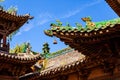 Yuci old town scene-Building of City God Temple Royalty Free Stock Photo
