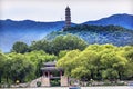 Yue Feng Pagoda Bridge Summer Palace Beijing China Royalty Free Stock Photo