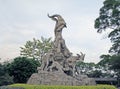 Yuexiu park of China, guangzhou wuyang stone sculpture.