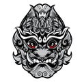 Yuk Thailand Monster red angry Royalty Free Stock Photo