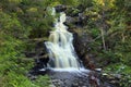 Yukankoski waterfall (white bridges) in Karelia