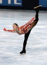 Yukari NAKANO (JPN) free skating Royalty Free Stock Photo