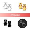 Yukata shoes icon